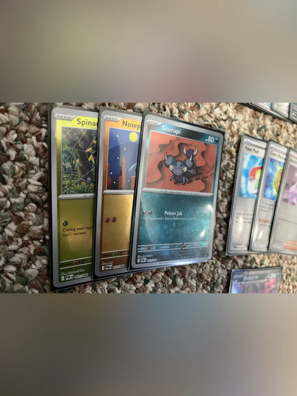 Pokémon Trading Card Lot - Assorted Holo & Trainer Cards